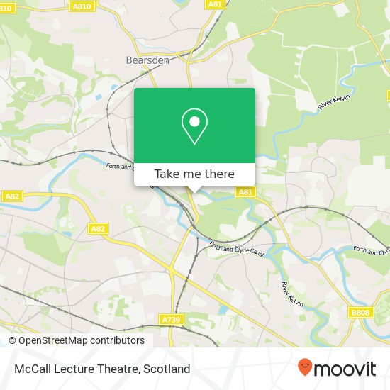 McCall Lecture Theatre map