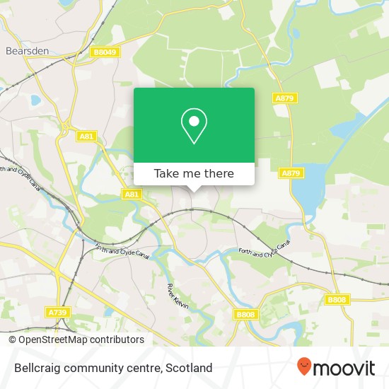 Bellcraig community centre map