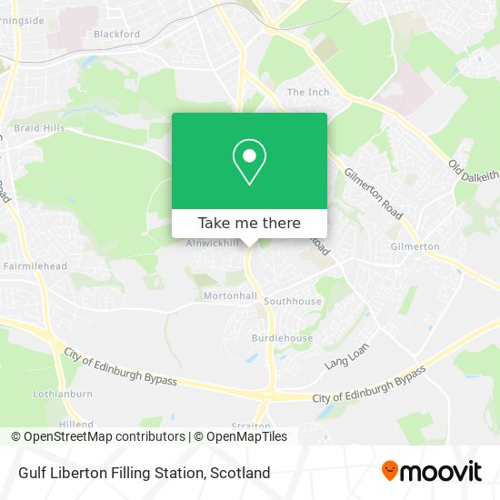 Gulf Liberton Filling Station map