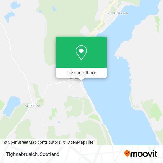 Tighnabruaich map