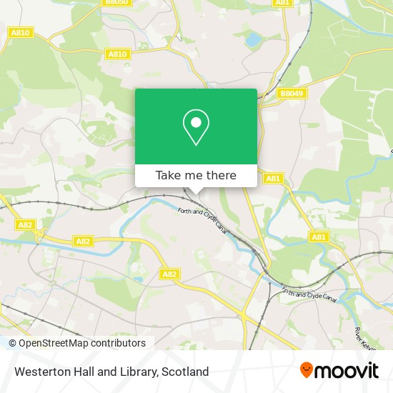 Westerton Hall and Library map
