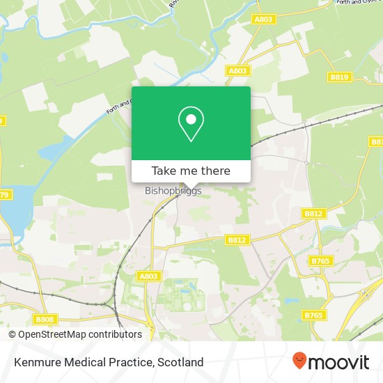 Kenmure Medical Practice map