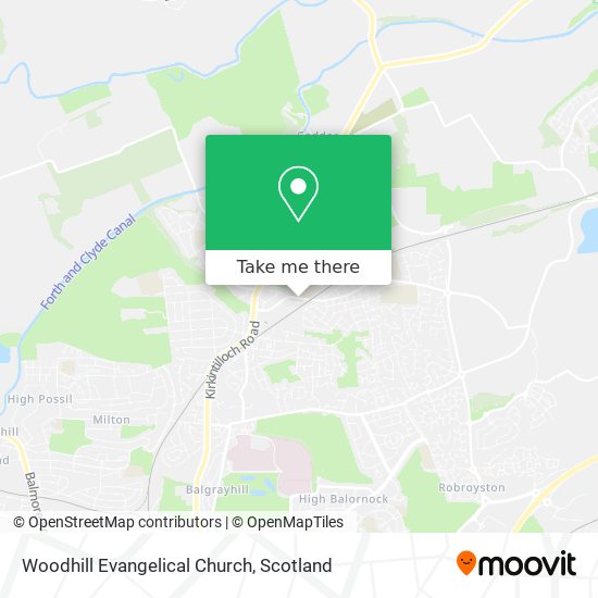 Woodhill Evangelical Church map