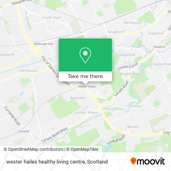 wester hailes healthy living centre map