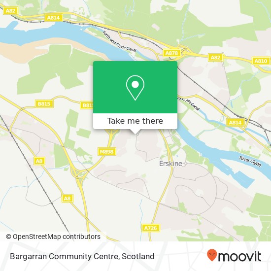 Bargarran Community Centre map