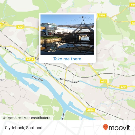 Clydebank map