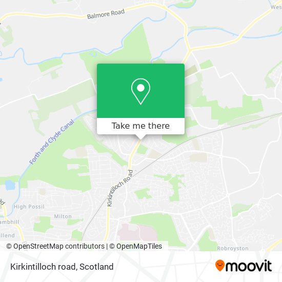 Kirkintilloch road map