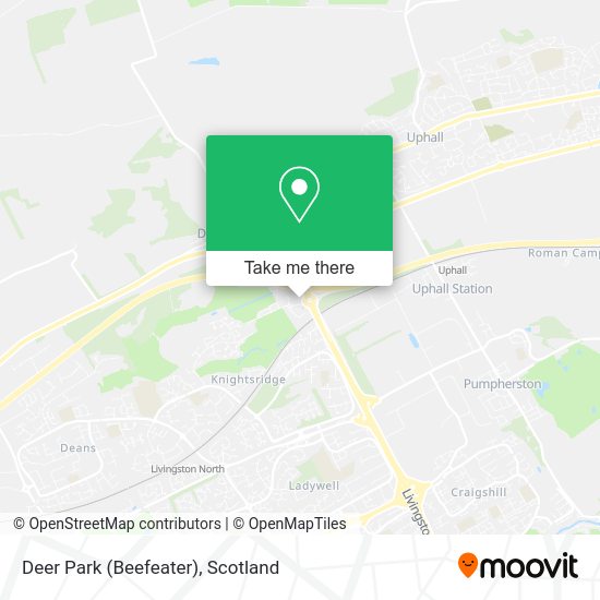 How to get to Deer Park (Beefeater) in Livingston by bus or train?