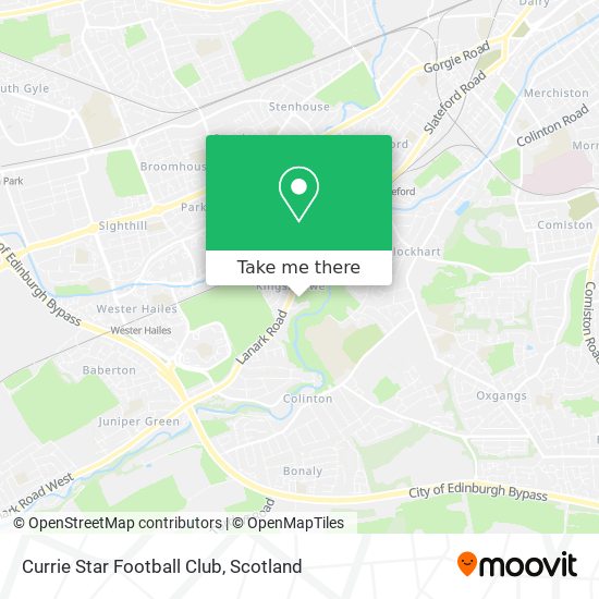 Currie Star Football Club map