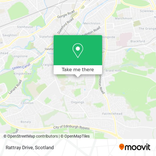Rattray Drive map