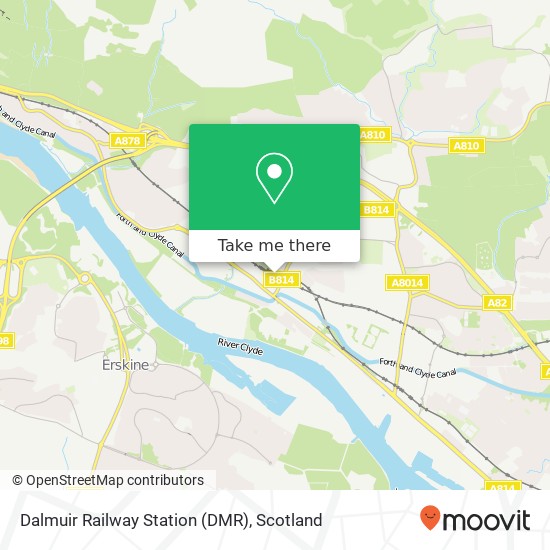 Dalmuir Railway Station (DMR) map
