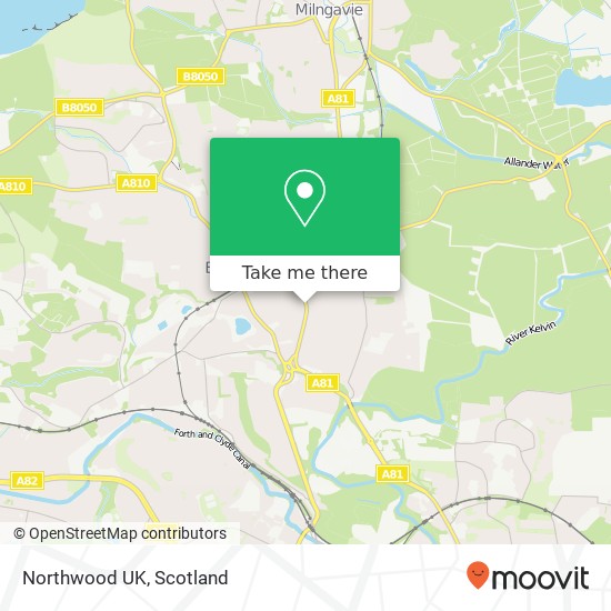 Northwood UK map