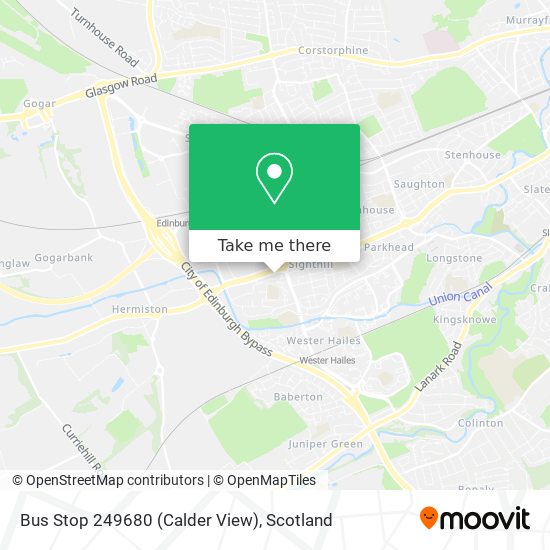 Bus Stop 249680 (Calder View) map