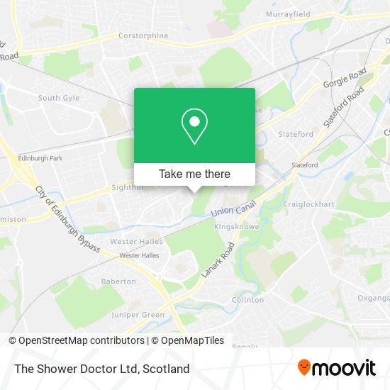 The Shower Doctor Ltd map