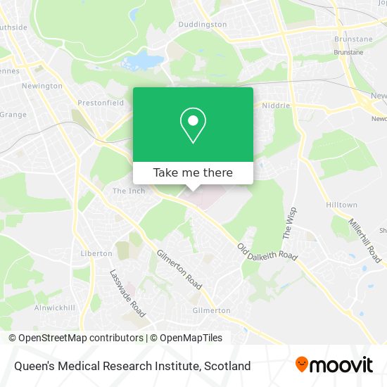 Queen's Medical Research Institute map