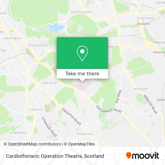 Cardiothoracic Operation Theatre map