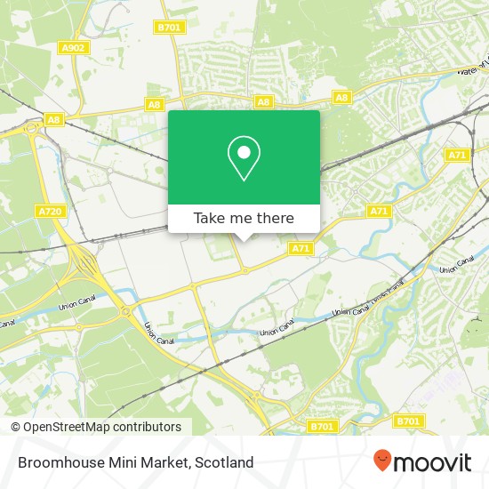 Broomhouse Mini Market map