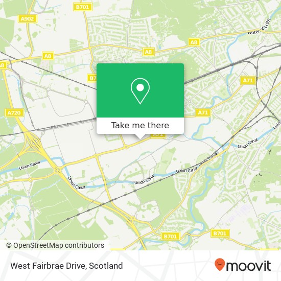 West Fairbrae Drive map