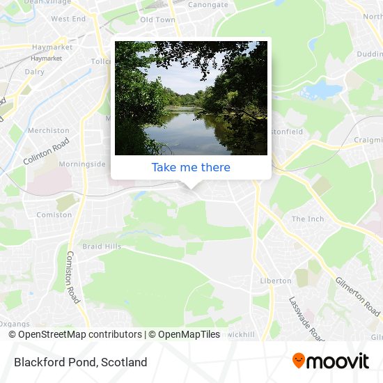 Blackford Pond map