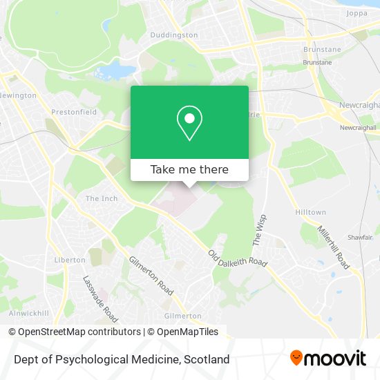 Dept of Psychological Medicine map