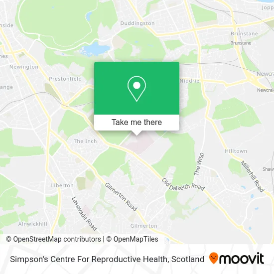 Simpson's Centre For Reproductive Health map