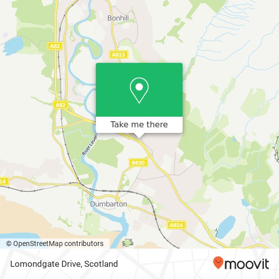 Lomondgate Drive map