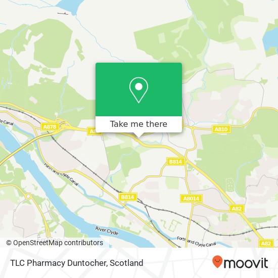 TLC Pharmacy Duntocher map