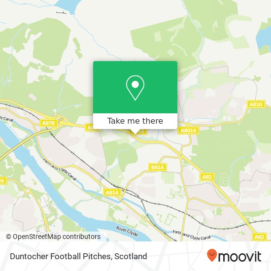 Duntocher Football Pitches map