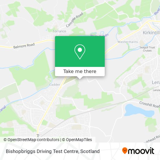 Bishopbriggs Driving Test Centre map