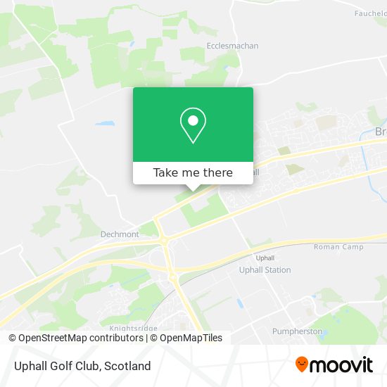 Uphall Golf Club map