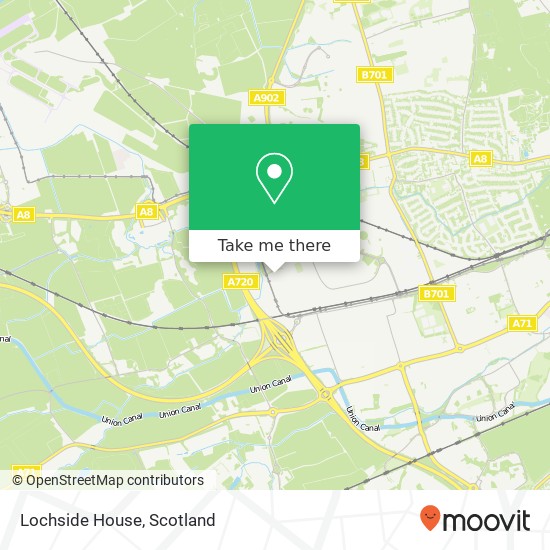 Lochside House map