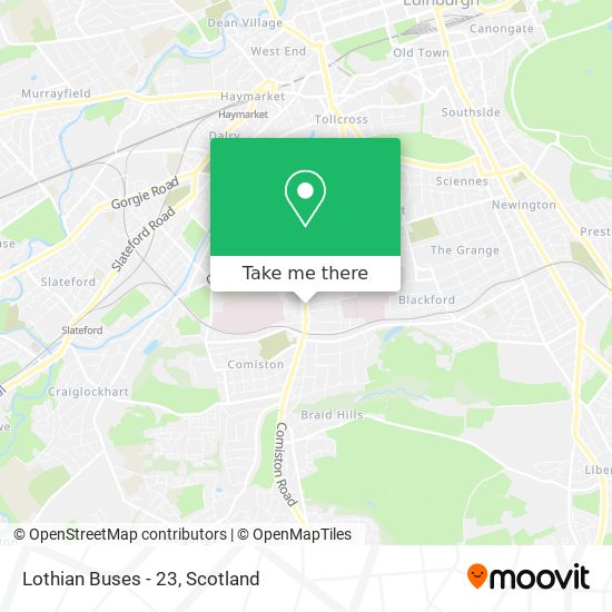 Lothian Buses - 23 map