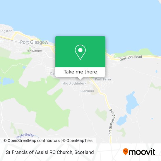 St Francis of Assisi RC Church map