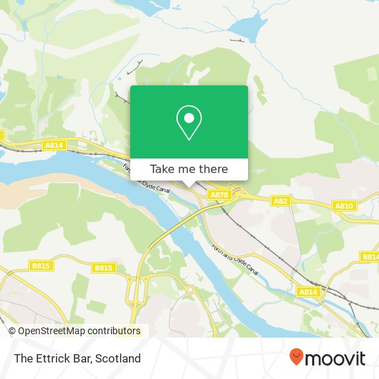The Ettrick Bar map