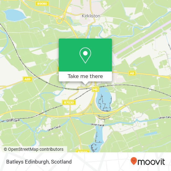 Batleys Edinburgh map