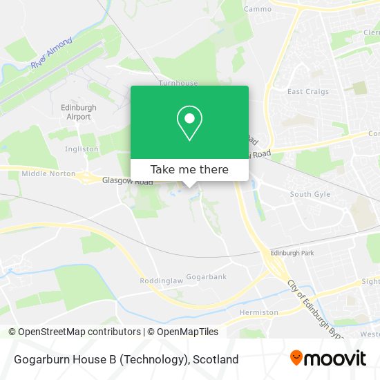 Gogarburn House B (Technology) map