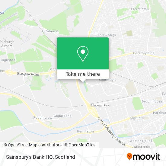 Sainsbury's Bank HQ map