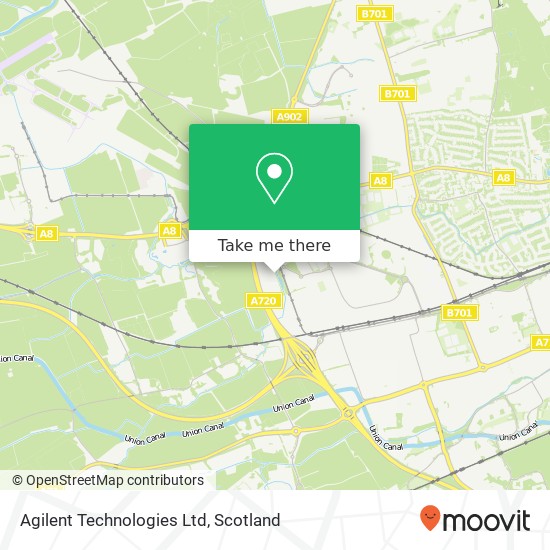 Agilent Technologies Ltd map