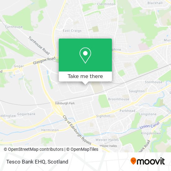 Tesco Bank EHQ map