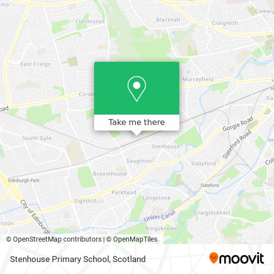 Stenhouse Primary School map