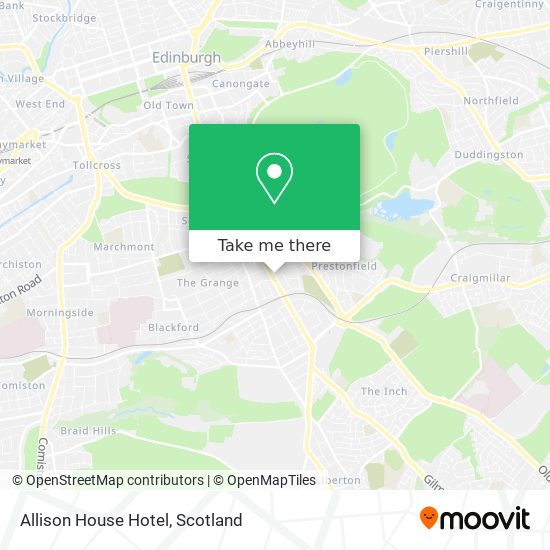 Allison House Hotel map