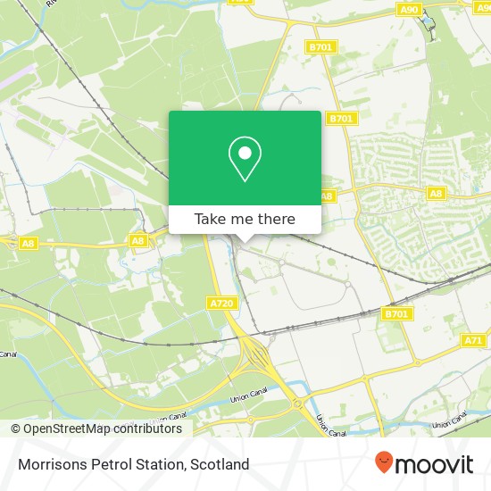 Morrisons Petrol Station map