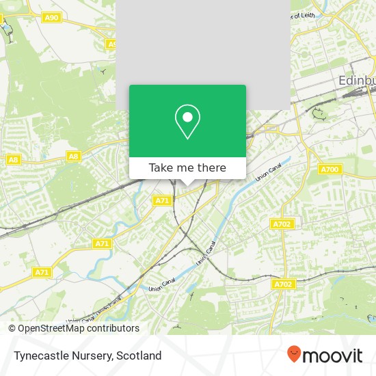Tynecastle Nursery map