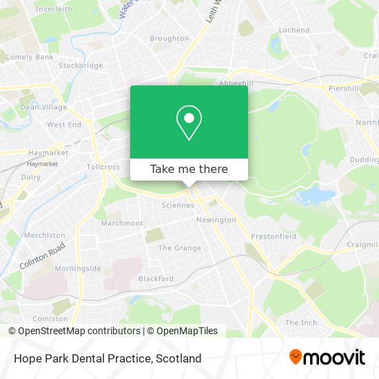 Hope Park Dental Practice map