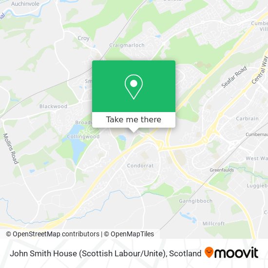 John Smith House (Scottish Labour / Unite) map