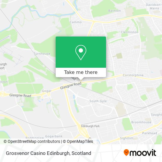 Grosvenor Casino Edinburgh map