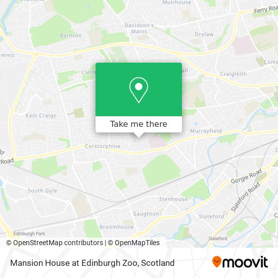 Mansion House at Edinburgh Zoo map