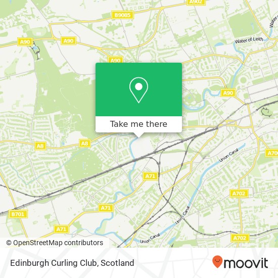 Edinburgh Curling Club map