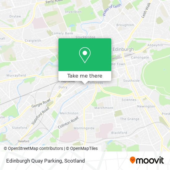 Edinburgh Quay Parking map