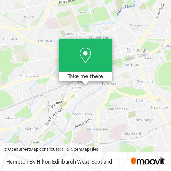 Hampton By Hilton Edinburgh West map